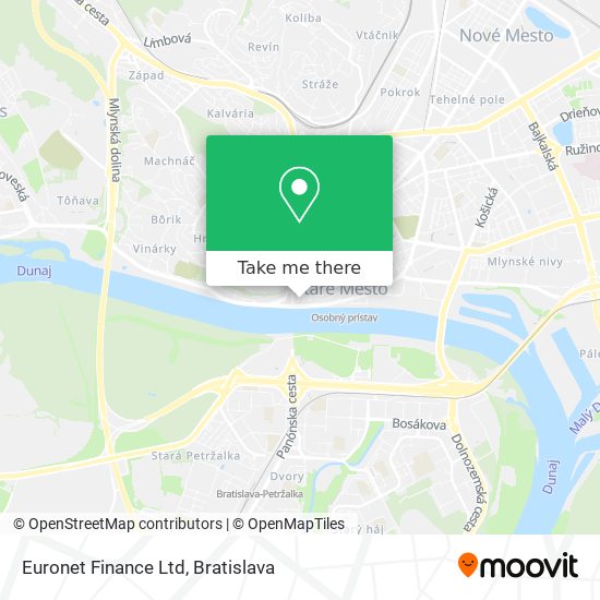 Euronet Finance Ltd map