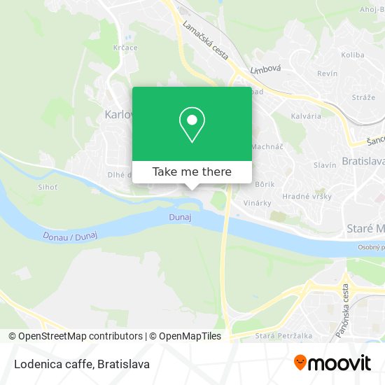 Lodenica caffe map