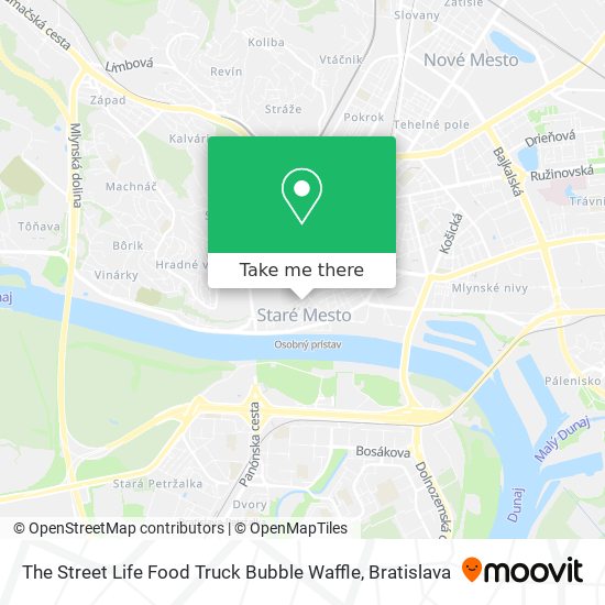 The Street Life Food Truck Bubble Waffle map