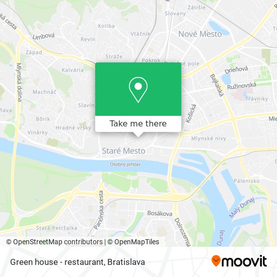 Green house - restaurant map