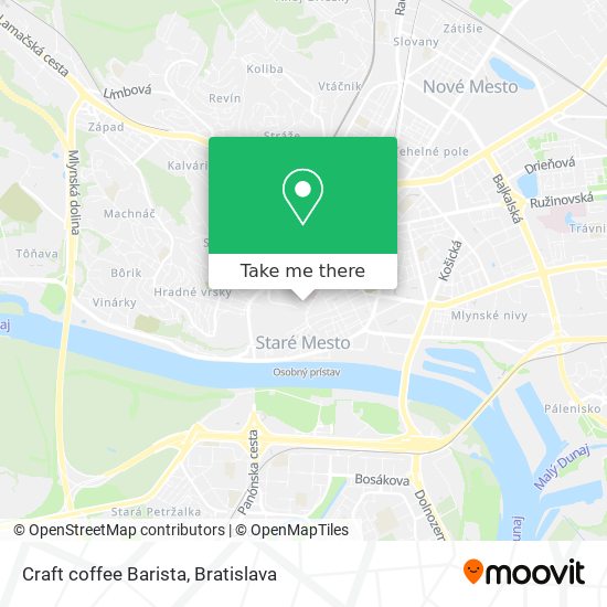 Craft coffee Barista map