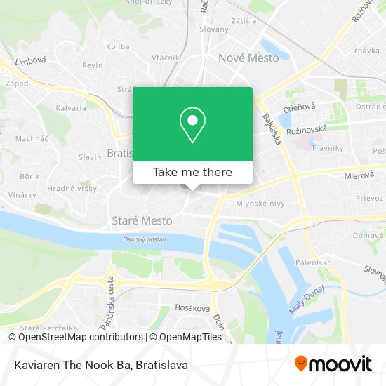 Kaviaren The Nook Ba map