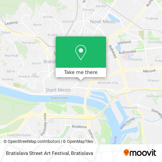 Bratislava Street Art Festival map