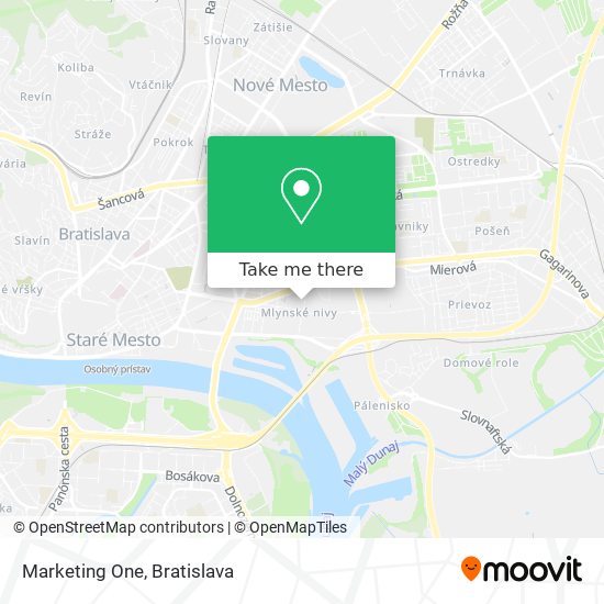 Marketing One map