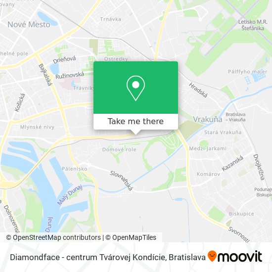 Diamondface - centrum Tvárovej Kondície map