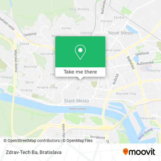 Zdrav-Tech Ba map