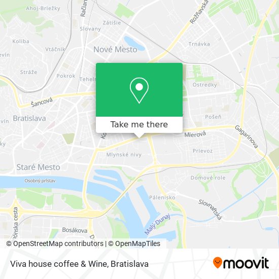 Viva house coffee & Wine map