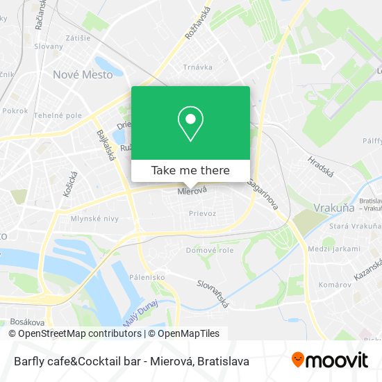 Barfly cafe&Cocktail bar - Mierová map