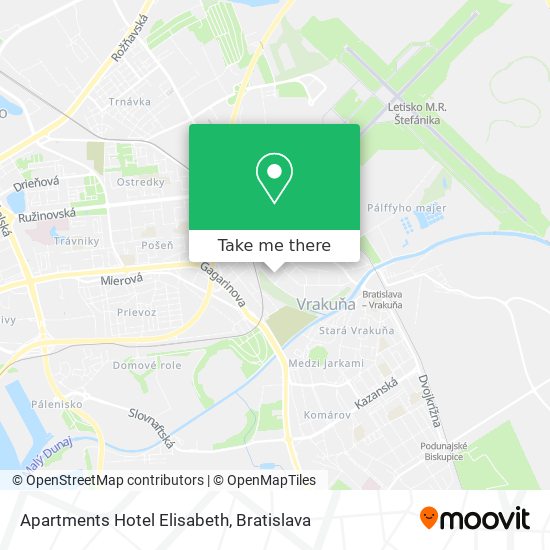 Apartments Hotel Elisabeth map