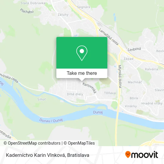 Kaderníctvo Karin Vlnková map