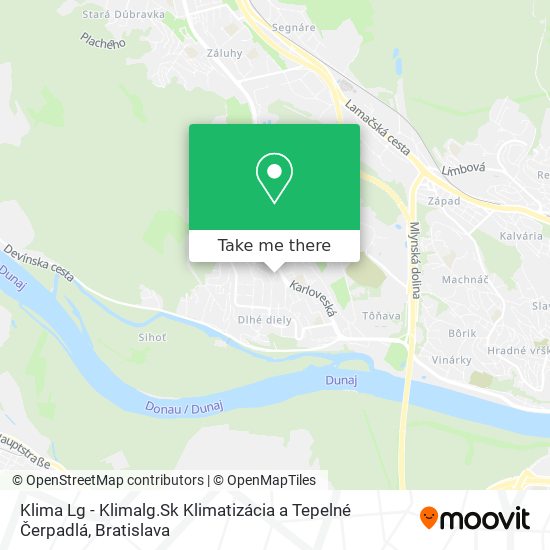 Klima Lg - Klimalg.Sk Klimatizácia a Tepelné Čerpadlá map