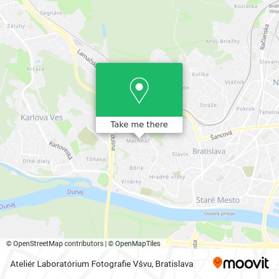 Ateliér Laboratórium Fotografie Všvu map