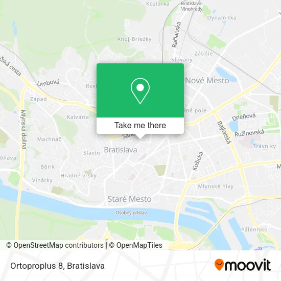 Ortoproplus 8 map