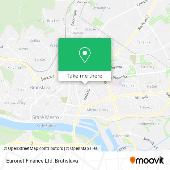 Euronet Finance Ltd map