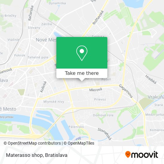 Materasso shop map