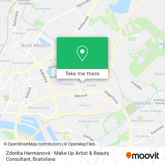 Zdenka Hermanová - Make Up Artist & Beauty Consultant map