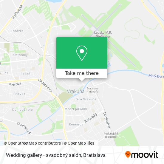Wedding gallery - svadobný salón map
