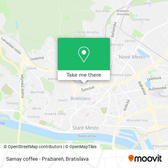 Samay coffee - Pražiareň map