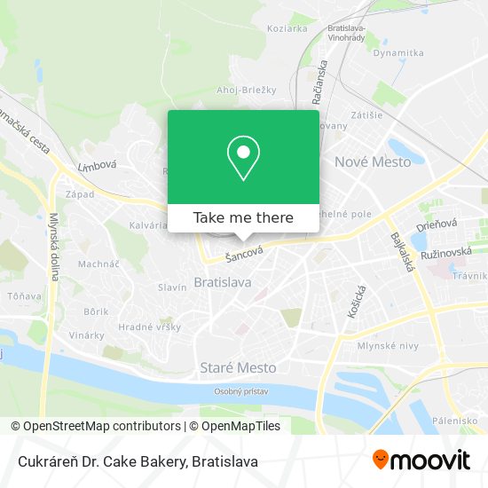 Cukráreň Dr. Cake Bakery map