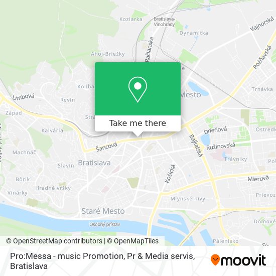 Pro:Messa - music Promotion, Pr & Media servis map