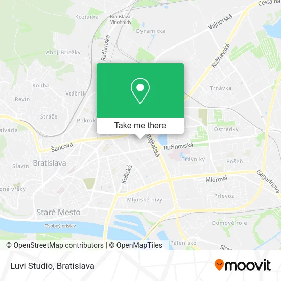 Luvi Studio map