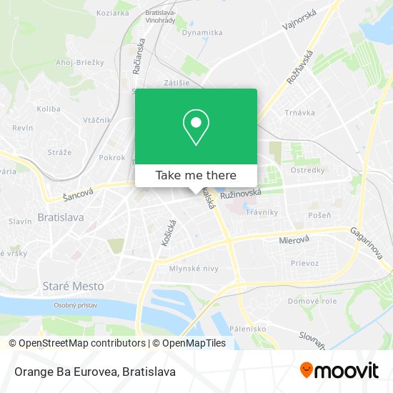 Orange Ba Eurovea map