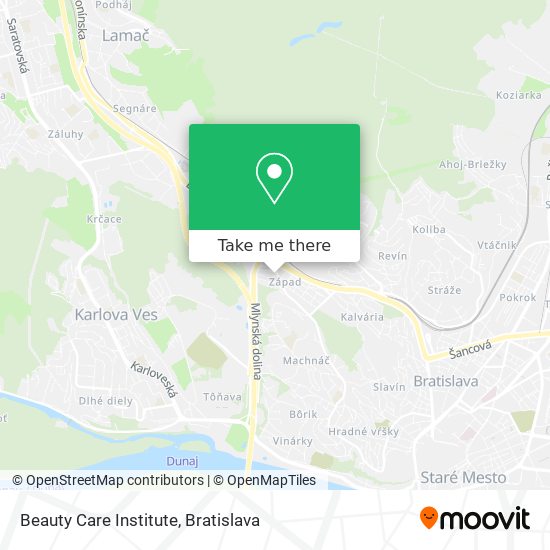 Beauty Care Institute map