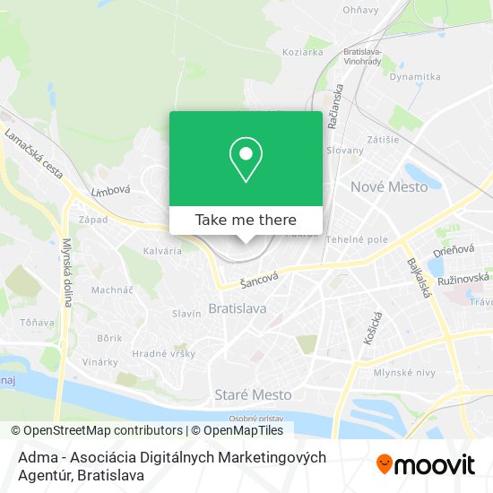 Adma - Asociácia Digitálnych Marketingových Agentúr map