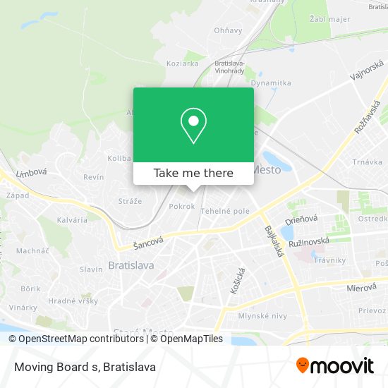 Moving Board s map