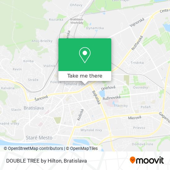 DOUBLE TREE by Hilton map