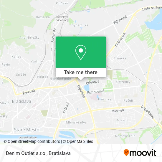 Denim Outlet s.r.o. map