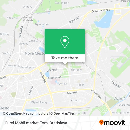 Curel Mobil market Tom map