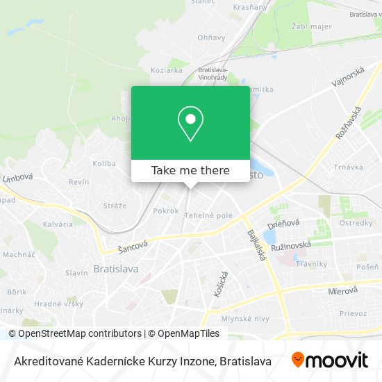 Akreditované Kadernícke Kurzy Inzone map