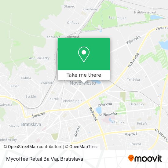 Mycoffee Retail Ba Vaj map