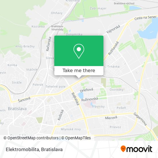 Elektromobilita map