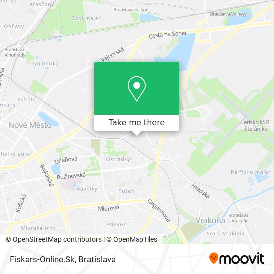 Fiskars-Online.Sk map