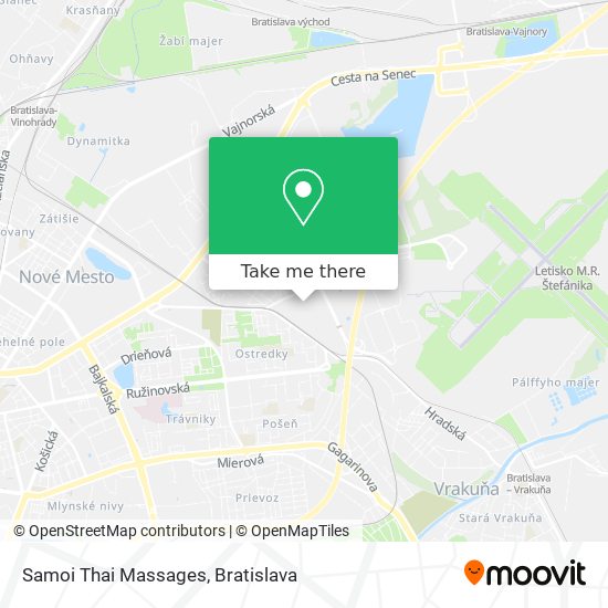 Samoi Thai Massages map