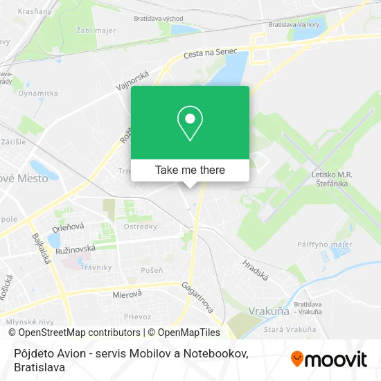 Pôjdeto Avion - servis Mobilov a Notebookov map
