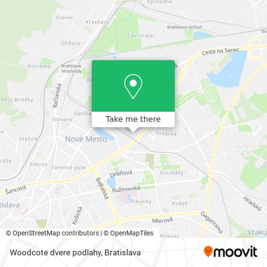 Woodcote dvere podlahy map