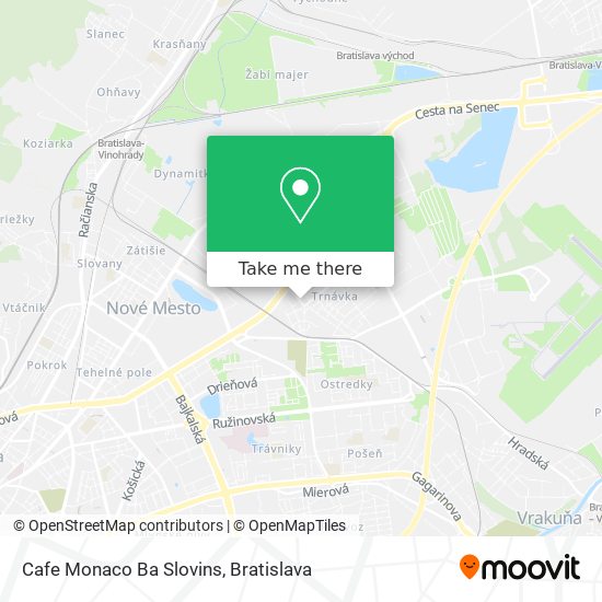 Cafe Monaco Ba Slovins map