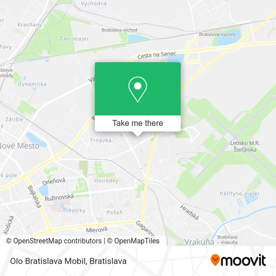 Olo Bratislava Mobil map