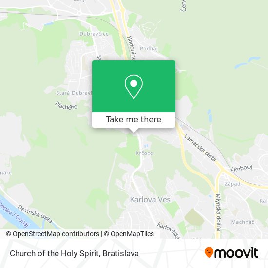 Church of the Holy Spirit map