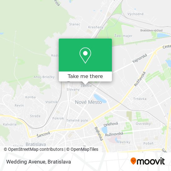 Wedding Avenue map