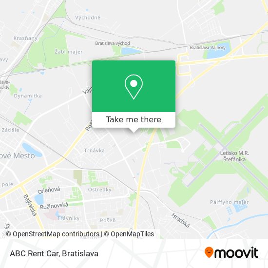 ABC Rent Car map