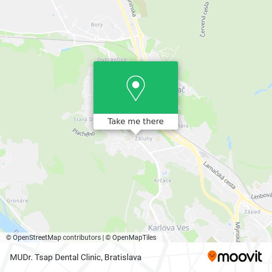 MUDr. Tsap Dental Clinic map