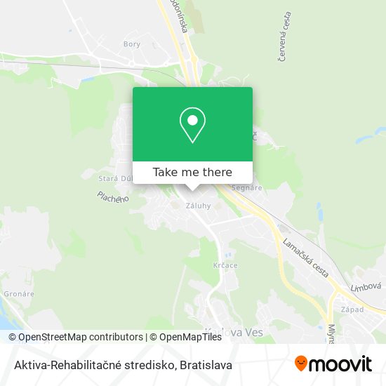 Aktiva-Rehabilitačné stredisko map