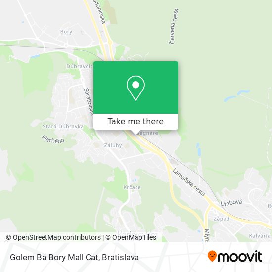 Golem Ba Bory Mall Cat map