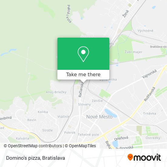 Domino's pizza map