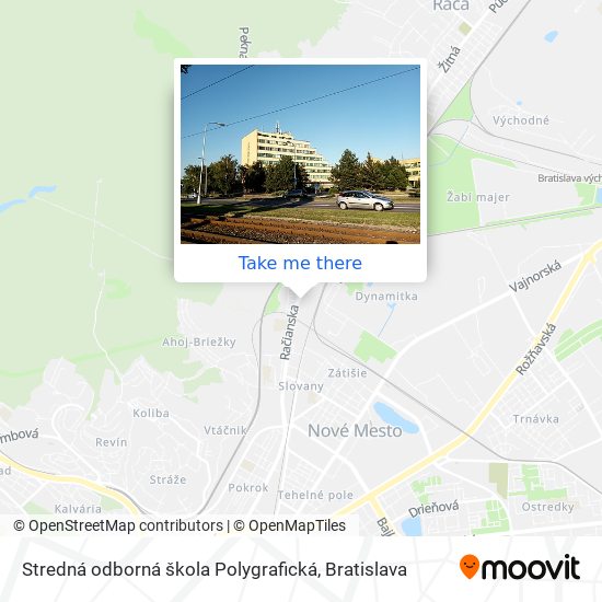 Stredná odborná škola Polygrafická map