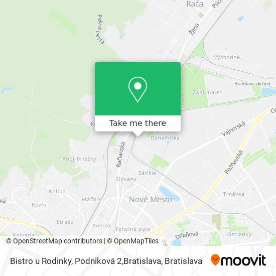 Bistro u Rodinky, Podniková 2,Bratislava map